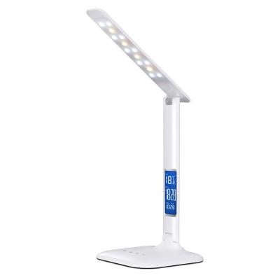 China Modern Foldable LED Table Lamp Charging Wireless With Timing Temp Desk Lamp for sale