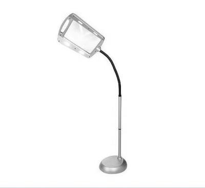 China Modern Floor Standing 3X Magnification Full Leaf / Magnification Lamp / Floor Lamp With Magnifying Glass for sale