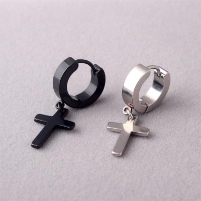 China Trendy Korean Cross Mini Flower Earring Studs Fashion Summer Bulk Stainless Steel Jewelry Factory Price for sale