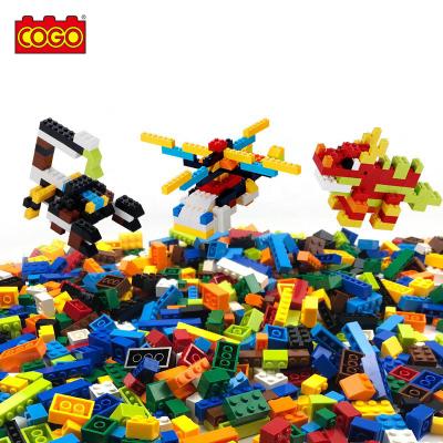 China COGO 720 PCS 3D Building Toy Assemble Building Block DIY Brick Toys Kids Item Building Juguetes For Children for sale