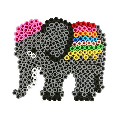 China Improve Kid's Ability Manual Micro Building Blcoks Product 10mm Perler Bead Animals Pegboard Model 6000pcs XL Hot Selling hama beads kits for sale