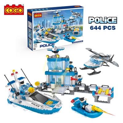 China Building Toy COGO 644 PCS 3D Puzzle Building Blocks City DIY Series Smart Bricks Building Toys For Children for sale