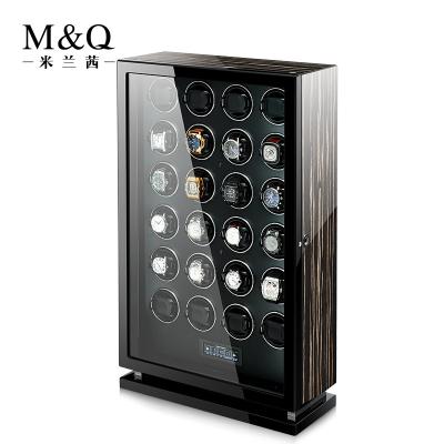 China 2021 Handmade Watch Box For Automatic Display Case Black Painting Watch Packaging Luxury Watch Winder for sale