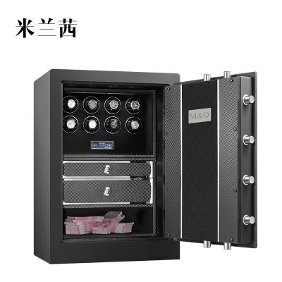 China Lightweight Home Jewelry Watch Silver Box Induction Stainl Steel Safe Folder for sale