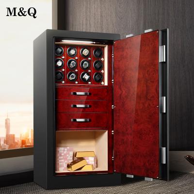 China Lxuxury M&Q Hot Selling Chinese Manufacturer New And Most Popular Luxury Customize Automatic Watch Winder For 12 Watches for sale