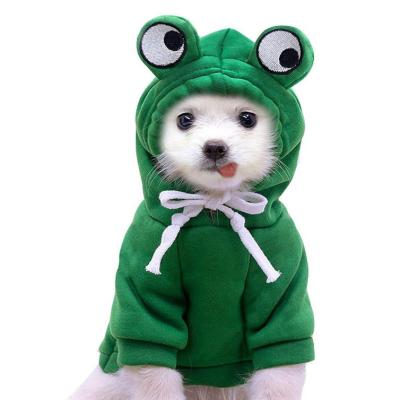 China Stocked Puppies Medium and Large Dogs Cold Weather Pet Clothes Dog Hooded Sweatshirt Fruit Jacket Warm Sweater for sale