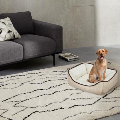 China OEM ODM competitive price cooling good quality many sizes large soft comfortable flannel dog beds and washable dog bed for sale