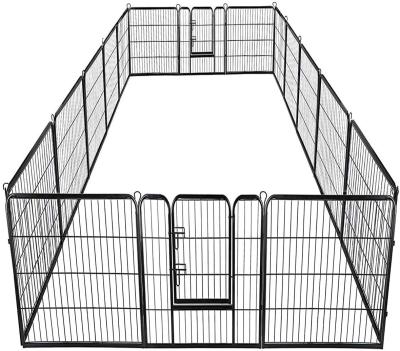 China Breathable Foldable Metal Pet Exercise Pen and Pet Playpen for sale