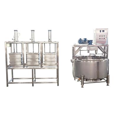 China Hot Sale WS Easy Operation High Efficiency 304 Stainless Steel Cheese Processing Equipment 500-2000 Liters Cheese Vat for sale