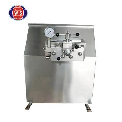 China Milk High Pressure 500LPH/1000LPH/2000LPH/3000LPH 25 Mpa Homogenizer For Juice/Milk/Ice Cream Mixing for sale