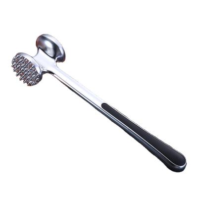 China Double Sided Zinc Alloy Hand Hammer Beef Steak Hammer Tendermeat Loose Meat Hammer Viable Kitchen Bestselling for sale