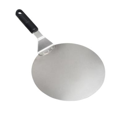 China Hot sale high quality 10 inch stainless steel pizza shovel viable pp handle pizza spatula for sale