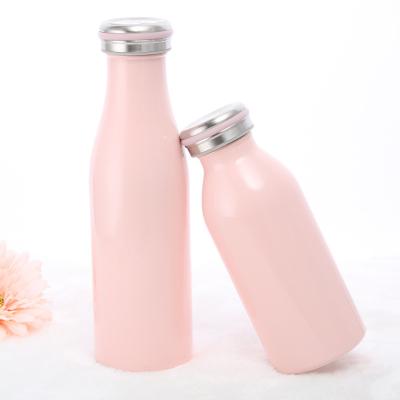 China Sustainable Eco - Friendly Stainless Steel Portable Kids Milk Thermos Water Bottle for sale