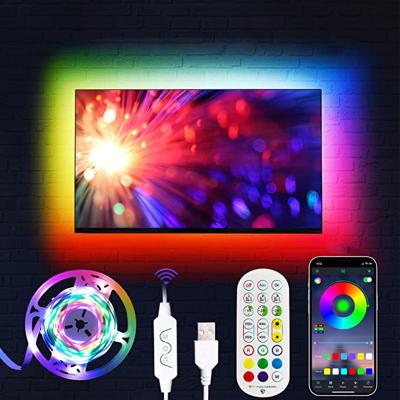 China RGBIC LED Backlight TV Home/Theme Park Kit With Camera 55-65 Inch Strip TV Smart Led Ambient Light Backlight LED TV Backlight for sale