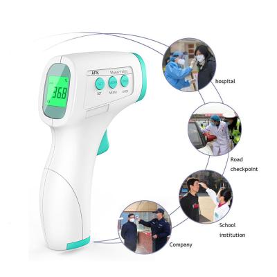 China LCD Display Digital Non Touch Adult Humans Laser Gun Forehead Temperature Measure Baby Kids Infrared Thermometer for sale