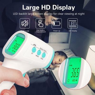 China Measurement Temperature AFK Factory Price Non Touch Digital Forehead Thermometer Gun Infrared Digital Gun Thermometer for sale