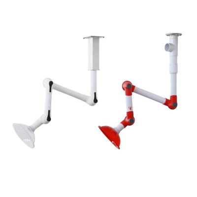 China Density Rubber Joint Ring Plastic Fume Extraction Hood Arm for Schools and Warehouses for sale