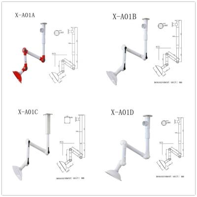 China Acid Resistant Smoke Suction Arm Hood with PP/Al/Stainless Steel Material for sale