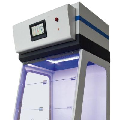 China Cabine de fluxo laminar vertical de acabamento branco Pcr personalizável para ambientes limpos à venda