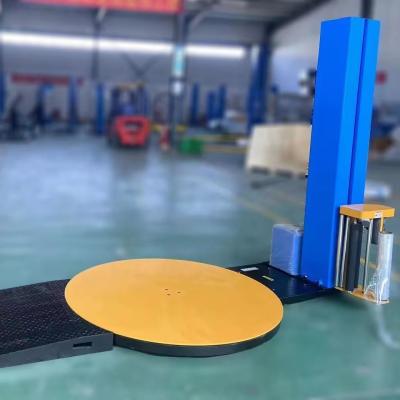 China Workshop Pallet Wrapper with Scale Max Load Size of 1200mm L X 1200mm W Customizable for sale