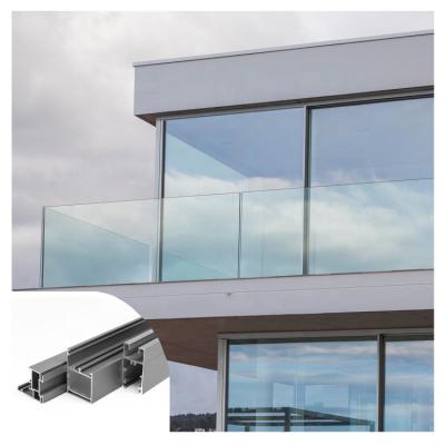 China High Corrosion-Resistance China A Factory Manufacturer Alu Extrusion Profiles Parts Aluminum Profiles Sliding Windows Sections for sale