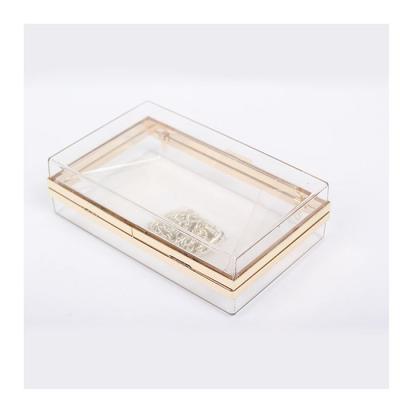 China hard & clear transparent acrylic clutch bag for sale