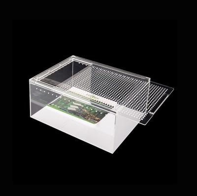 China Wholesale Clear High Transparent Reptile Snake Acrylic Display Case for sale