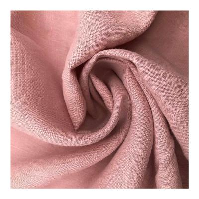 China Stain Resistant Linen High Quality 100% Wash Linen Fabric For Dresses Sheer Linen Fabric for sale