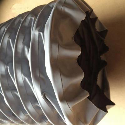 China Factory plastic liner non-burning glass cellulosic industrial workshop advanced equipment clean nylon fabric flexible exhaust duct for sale