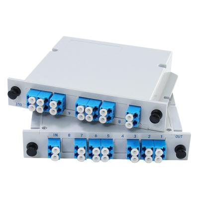 China Customized  Fiber Optic Equipment LGX Case SC LC Cassette Type WDM Plastic 6CH 12CH 16CH 18CH  CWDM Module for sale