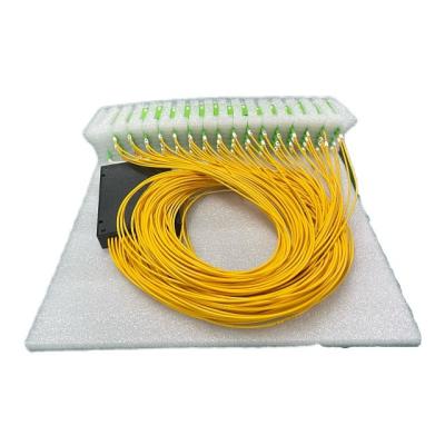 China /4/8/16/32/64 Way PLC Splitter Optical Fiber Colorful ABS Box Type FTTH FTTB FTTX Network ISO9001 with SC/APC Connectors CN;SHN for sale