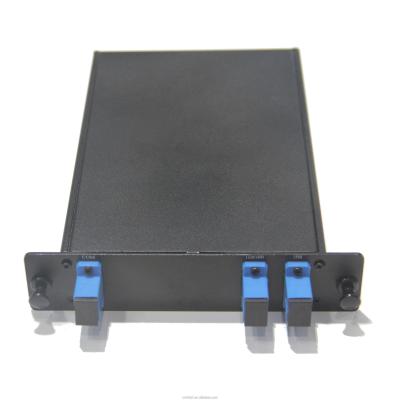 China Hot sales FTTH WDM T1550nm R1310 / 1490nm customized size metal LGX type FWDM for sale