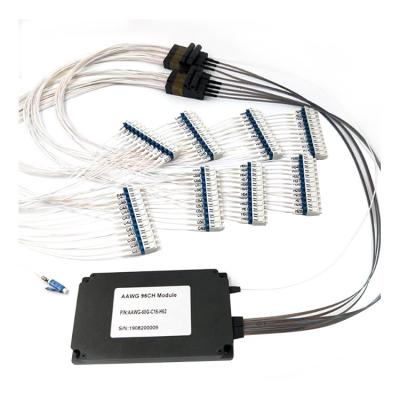 China Modern Latest custom-made LC/UPC Flat top Gaussian AAWG DWDM Athermal AWG for sale