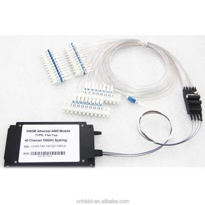 China DWDM Mux/Demux Athermal AWG Module 40 Channel AAWG for sale