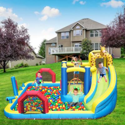 China Oxford Cloth My First Mini Jumper Kids Indoor Outdoor Jumping Bouncer Houser Inflatable Toddler Toys Trampoline for sale