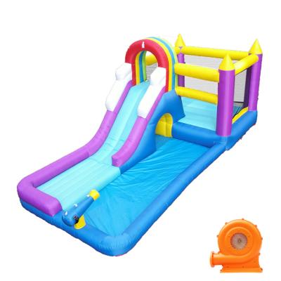 China Oxford Cloth 3in Home 1Family Use Ball Pool Slide With Jumper Bouncy House Combo Inflatable Jumping Castle for sale