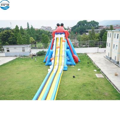 China 100 ft UV Protective Inflatable Giant Slide for Water Park and Amusement Park for sale