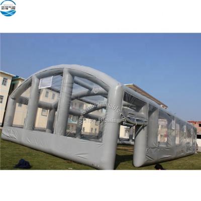 China Factory Outdoor Custom Inflatable TPU Air Tight Tent Waterproof Clear Entertainment Tent For Rental for sale