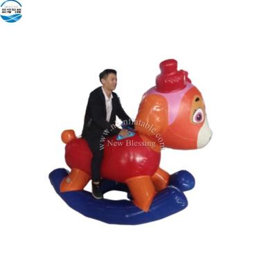 China 0.6/0.9mm PVC tarpaulin custom dog airtight giant inflatable flip pet for kids and adults,advertising inflatable dog for sale for sale