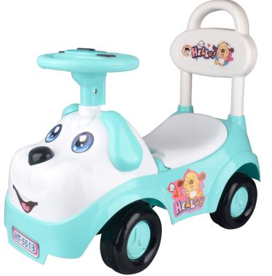 China Ride On Slide Toy Doggy Music Children Walker Baby Ride On Car Amazon Wholesale for sale