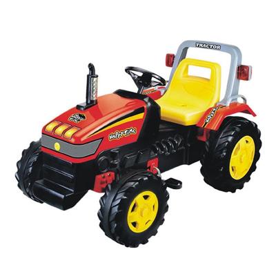 China Ride On Toy 2021 New Style Outdoor Games Realistic Ride On Pedal Farm Tractor For Boys And Girls Aged 3 Years And Old for sale