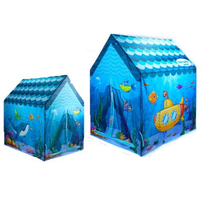 China Sports play 2021 Amazon hot sales easy to carry and ventilated sea world kids play tent for boys and girls for sale