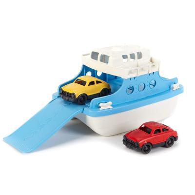 China ABS Fun Carrier Boat with 4 PCS Mini Cars Toys Ferry Boat Toy for sale