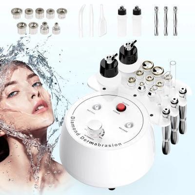 China Skin Rejuvenation 3 in 1 Diamond Tip Blackhead Removal Skin Rejuvenation Water Jet Beauty Machine Vacuum Acne Microdermabrasion Machine for sale