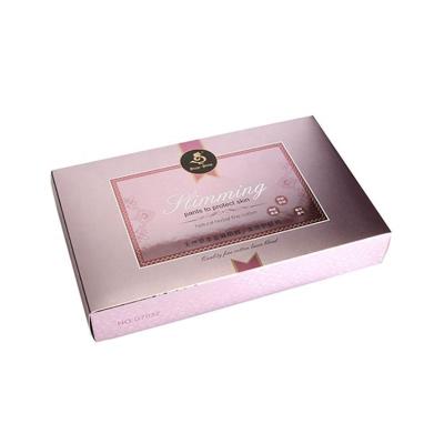 China Recycled Materials China Made Factory Price Collagen White Skin Care Packaging Paper Beauty Facial Mask Box for sale