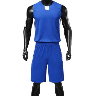 China NEW 2022 ODM&OEM Antibacterial Wholesale Customs Training Running Gym Fitness Sportswear Sets Basketball Logo Number Sport Wear Short Fits Men for sale