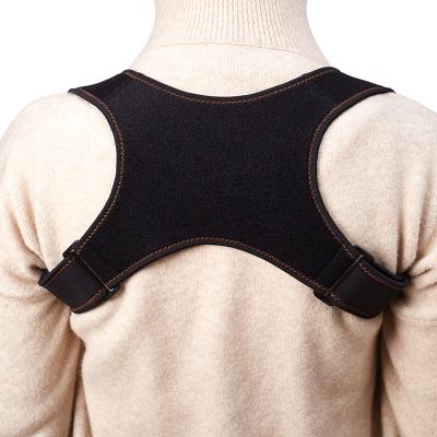 China Adjustable Posture Corrector Lumbar Belt Support Neoprene Back Braces Neoprene Back Braces Shoulder Back Body Brace for sale