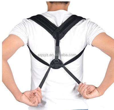 China Adjustable Back Brace Posture Corrector Upper Back Clavicle Shoulder Support Brace for sale