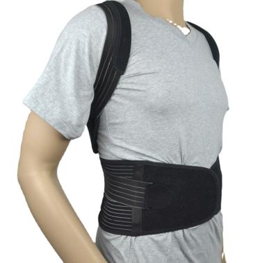 China Custom Sports Stitch 6121 Back Support Belt Neoprene Posture Corrector for sale