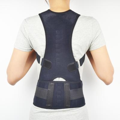 China Neoprene Magnetic Tourmaline Material Adjustable Posture Corrector For Men And Women for sale